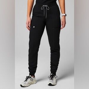 Women's Black Jogger Pants Scrubs